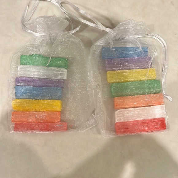 Other - 2 sets New- Raw crystal 7 chakra set with selenite plate  - healing crystals